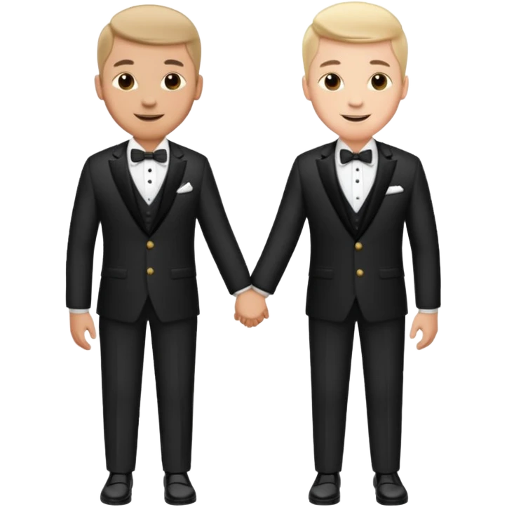 Gay civil partners cerelony in UK emoji
