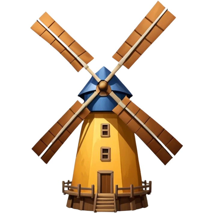windmill in wind emoji