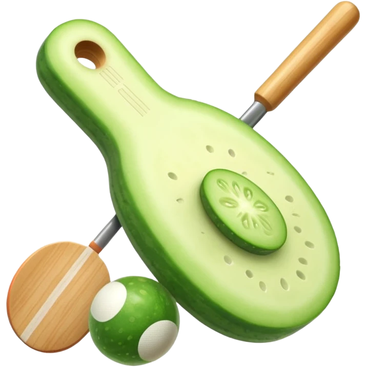 🥒+🏓 emoji