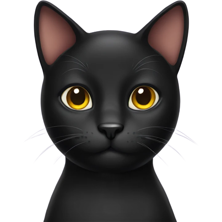 Black cat  emoji