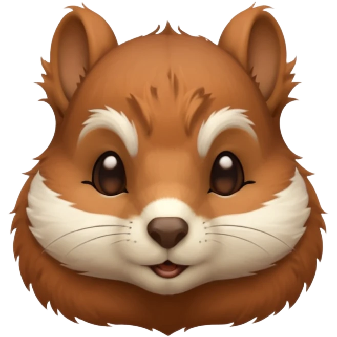 cosy squirrel eyes closed emoji