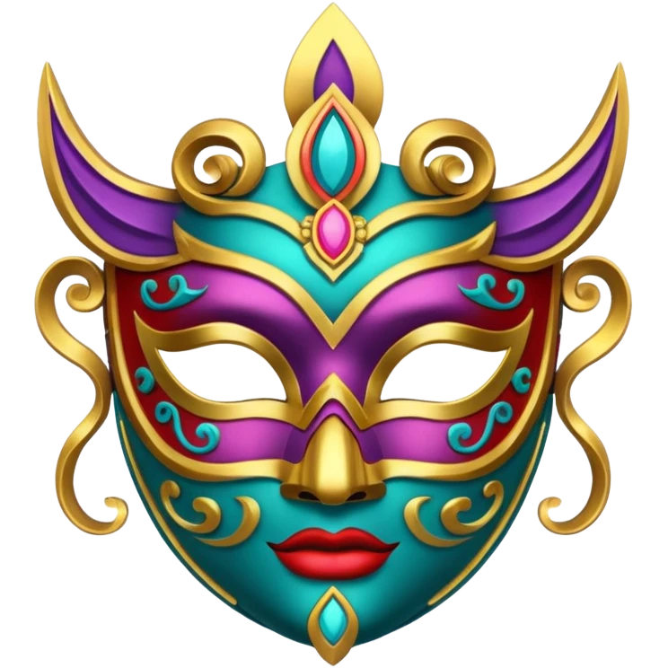 Colorful Mask  emoji