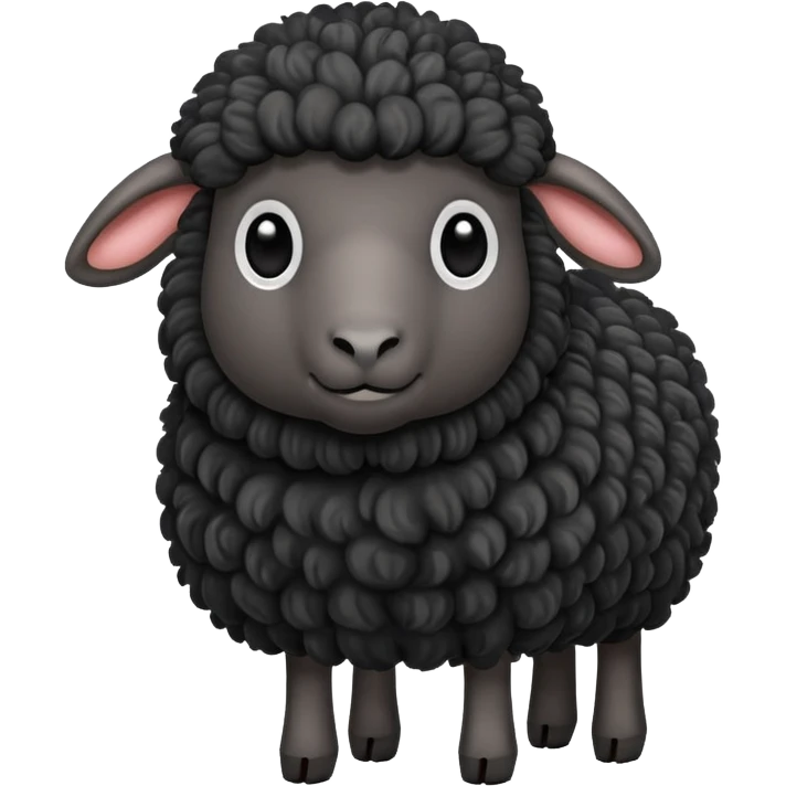 Black sheep emoji