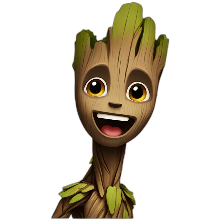 Groot sing emoji