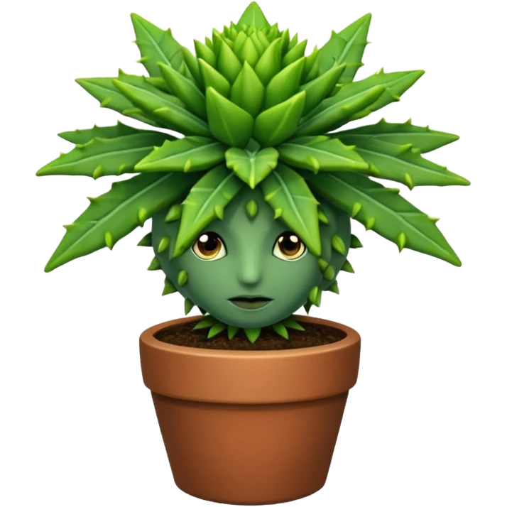 Euphorbia flanaganii Medusa's Head plant emoji