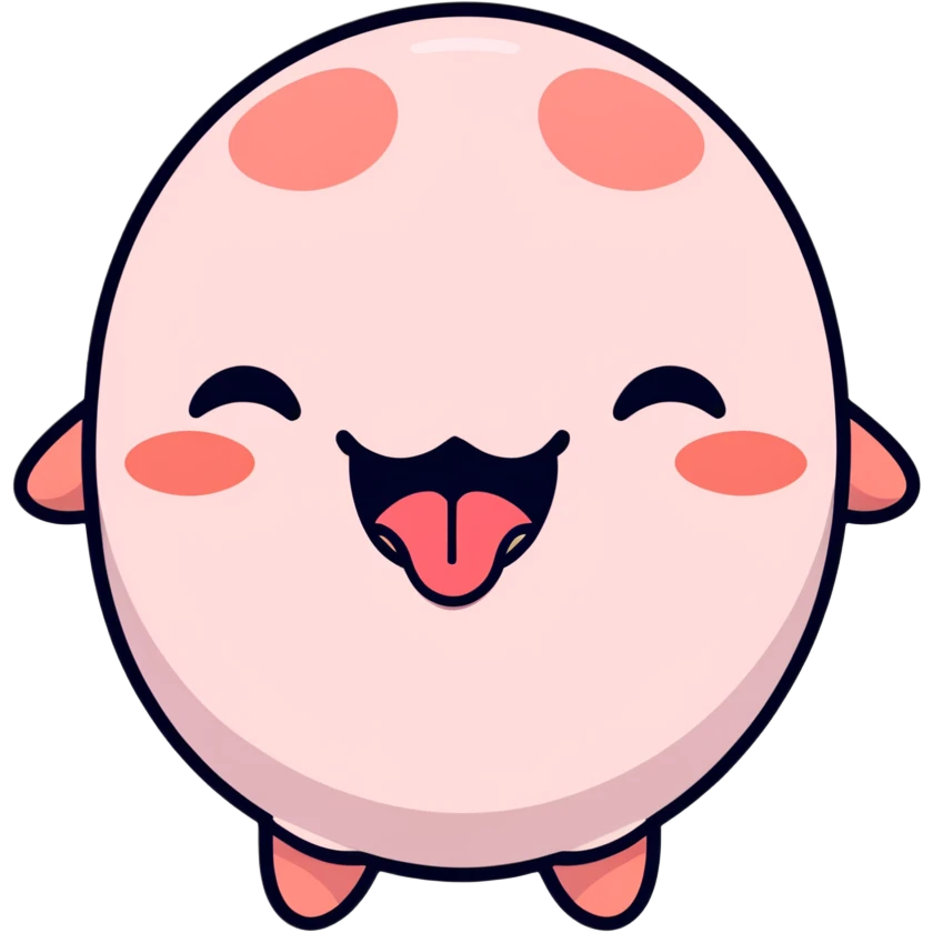 Eyes closed with tounge sticking out  emoji