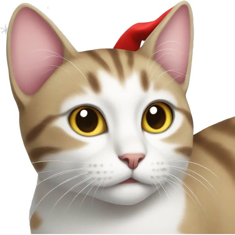 Christmas cat emoji