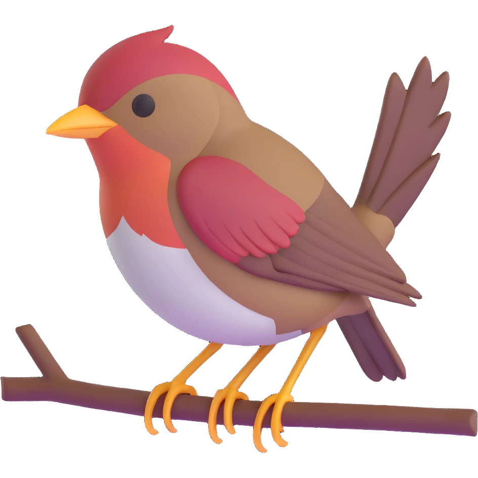 Cetti's warbler bird emoji