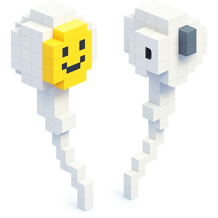 white EarPods headphones with a playful twist, floating in space emoji