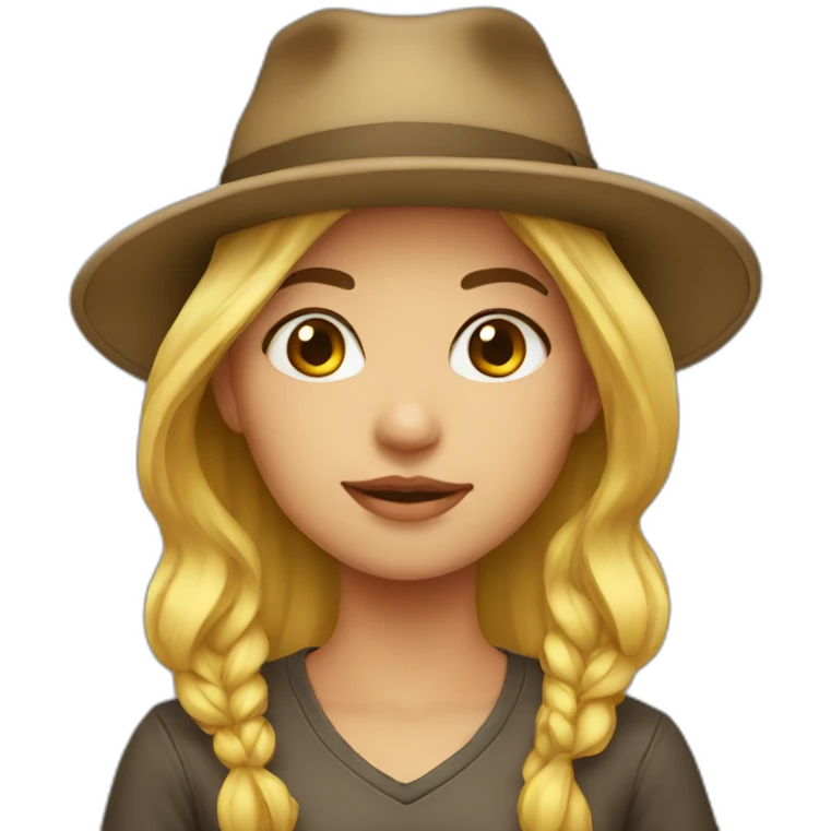 girl-with-hat emoji