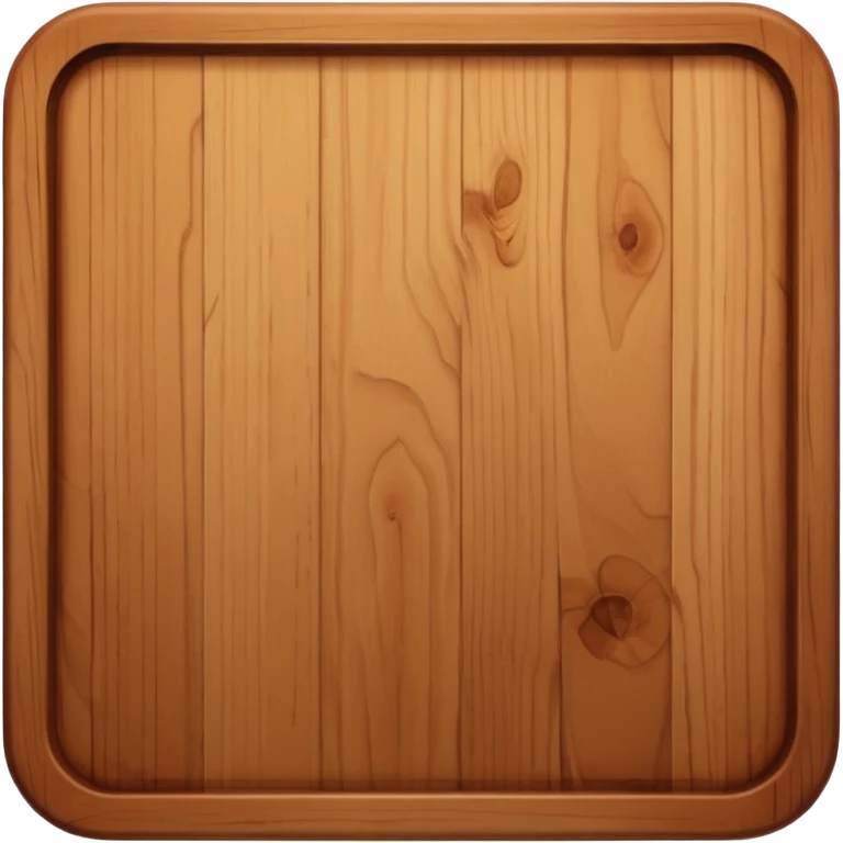 rectangular wooden table top view emoji
