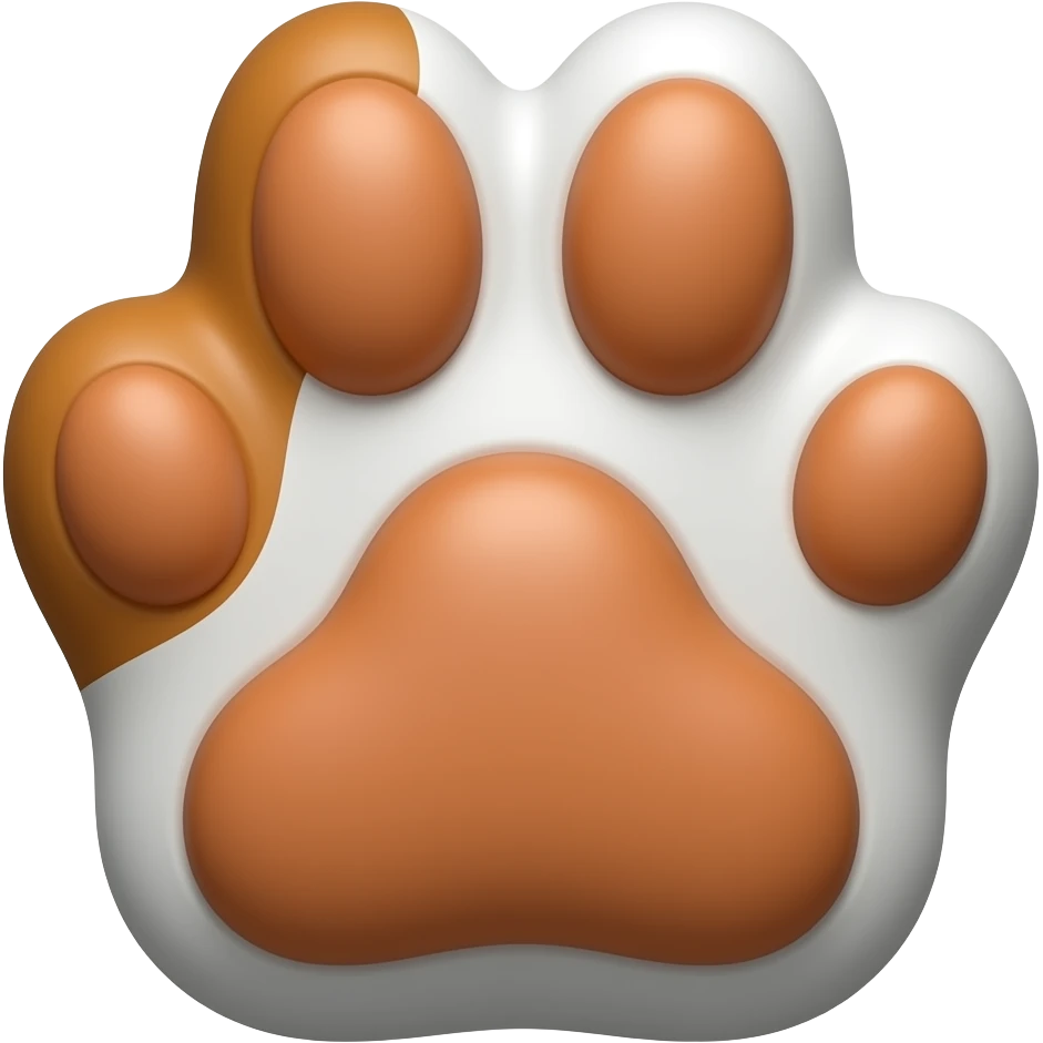 dog paw emoji