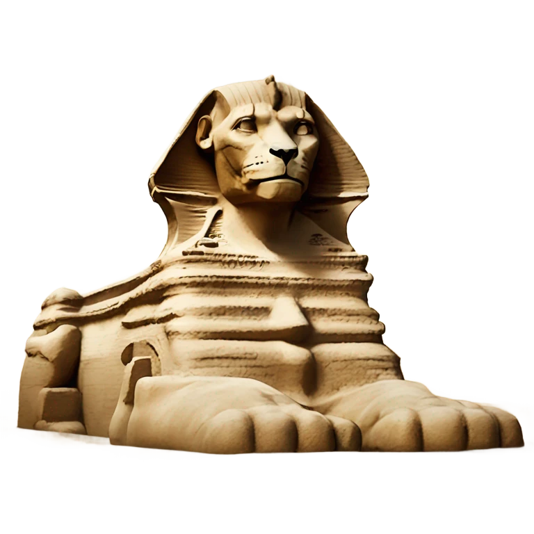 realistic Great Sphinx of Giza emoji