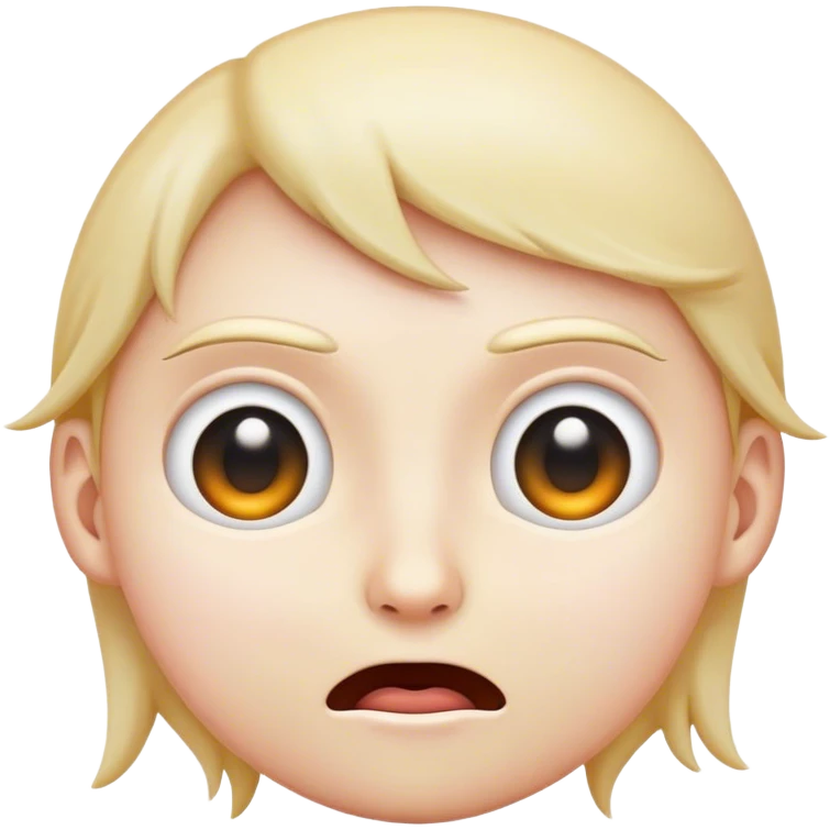 profile view emoji with eyes popping out of head emoji