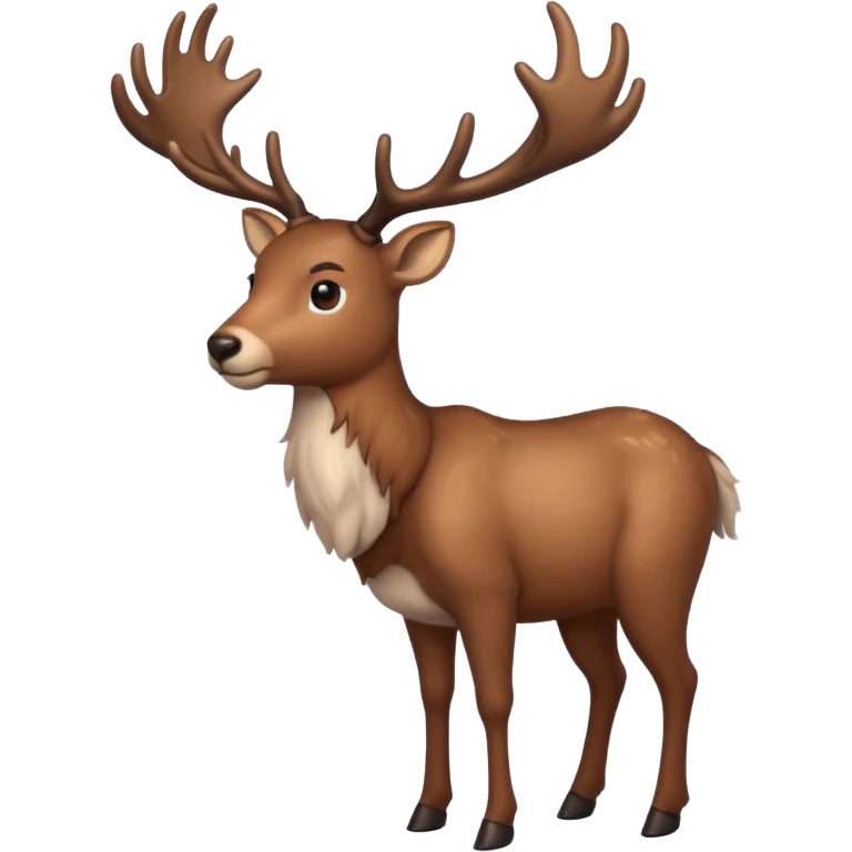 reindeer emoji