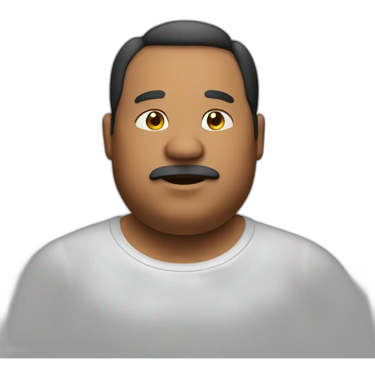 Fat man emoji