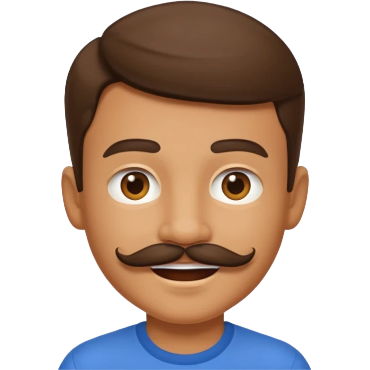 mustache boy emoji