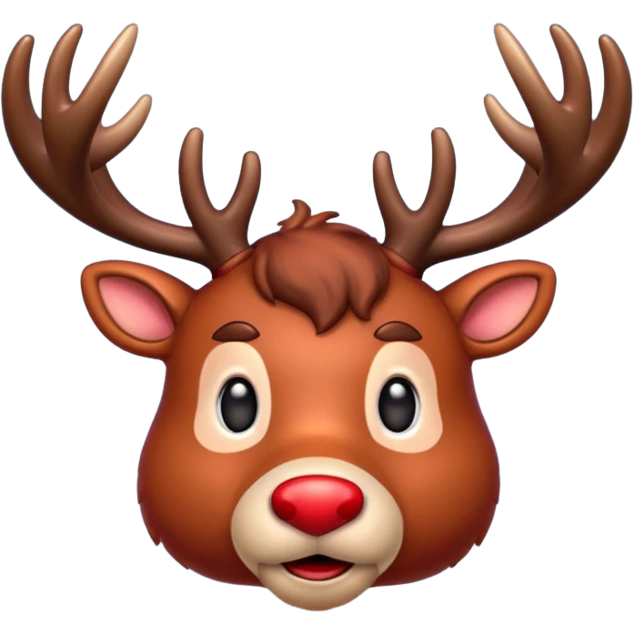 Rudolph the Red Nosed Reindeer emoji