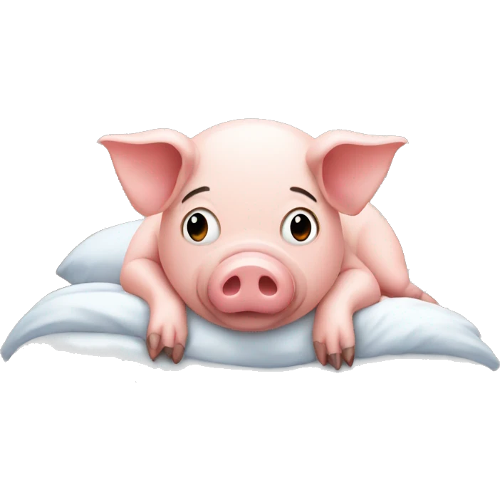 pig in bed emoji