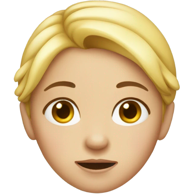 girl with a pimple emoji
