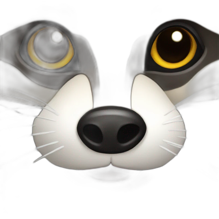 raccoon face emoji