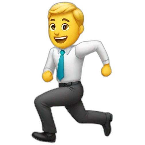 running business  emoji