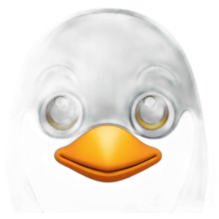 Penguin funny face  emoji