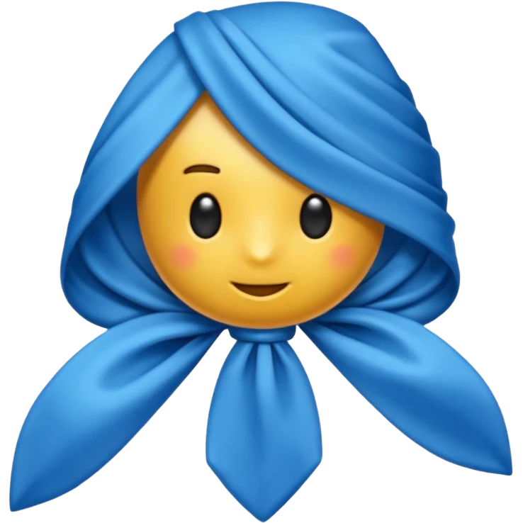 Fiocco blu emoji