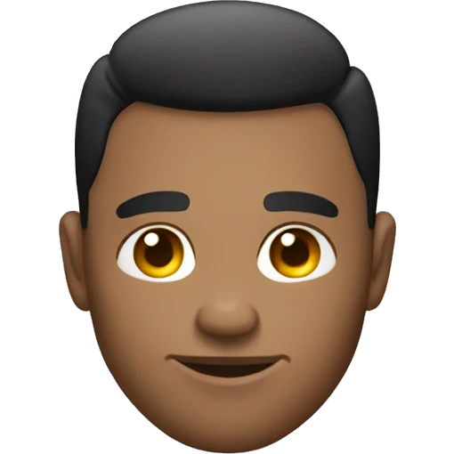 handsome stylisman muscular man emoji