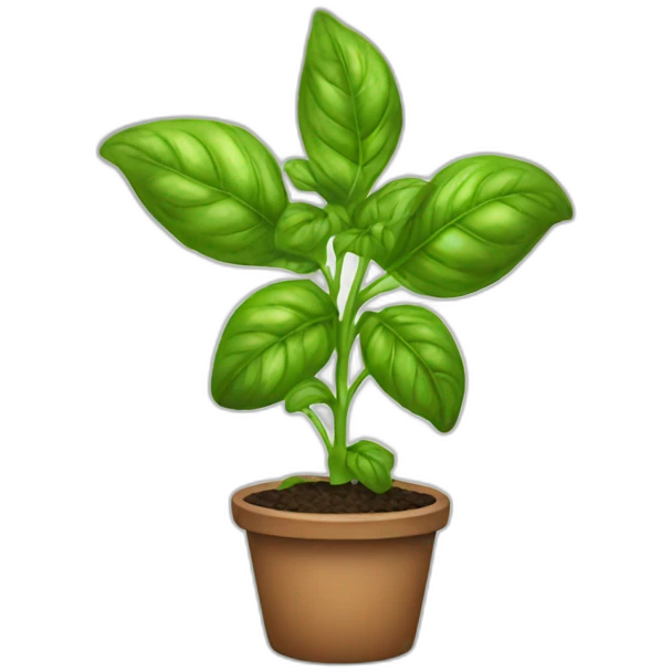 Basil plant emoji