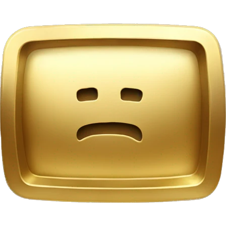 real like youtube gold play button emoji