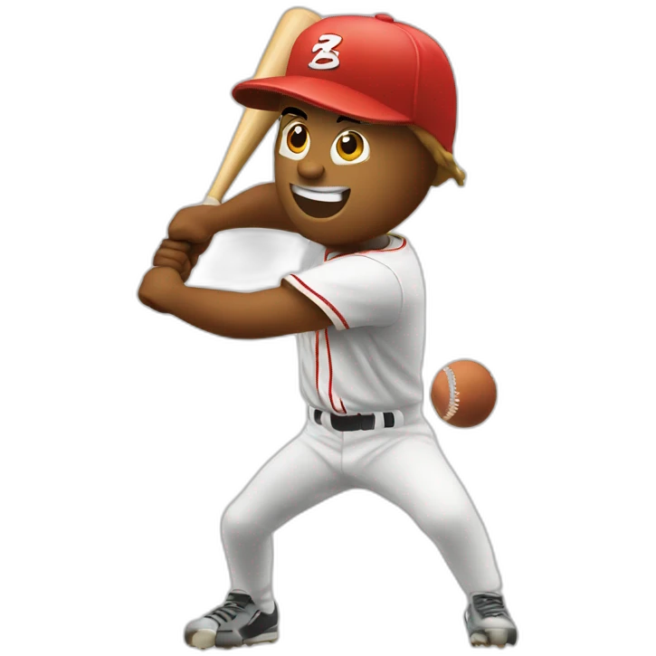 Baseball spinning emoji