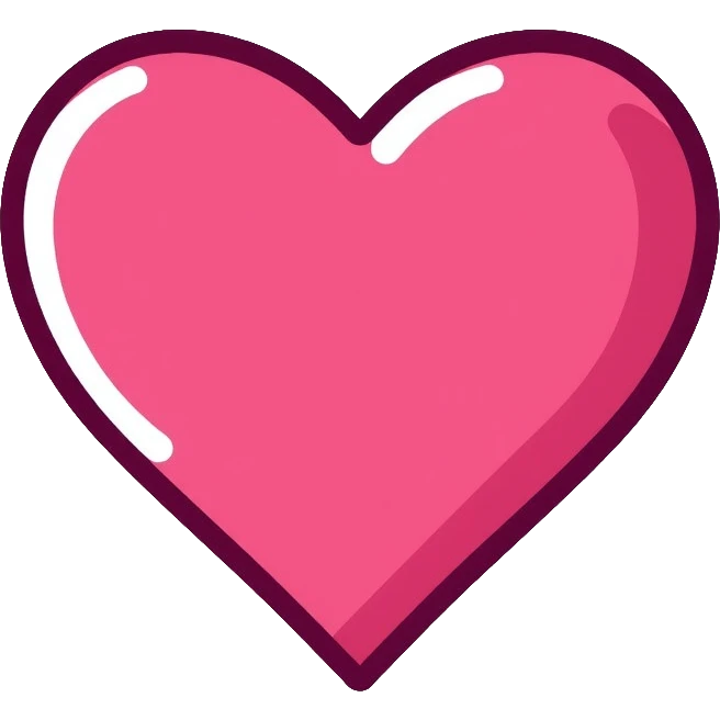volunteer symbol in pink color emoji