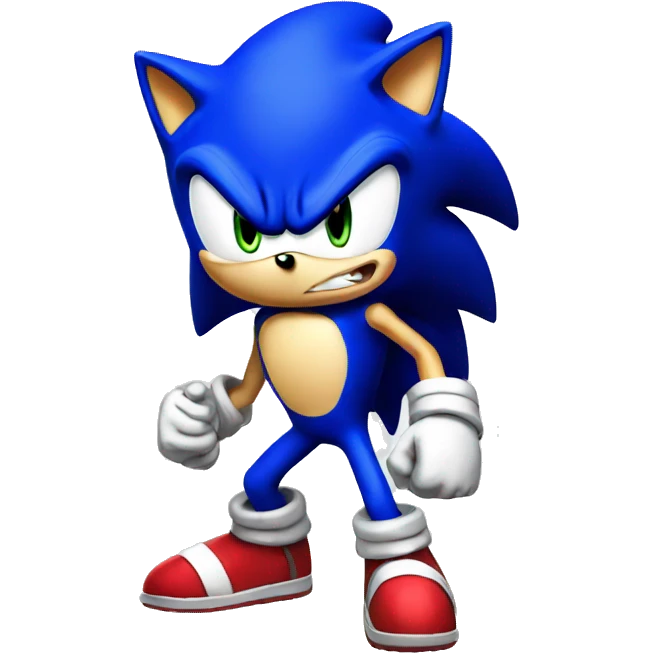 Angry Sonic emoji