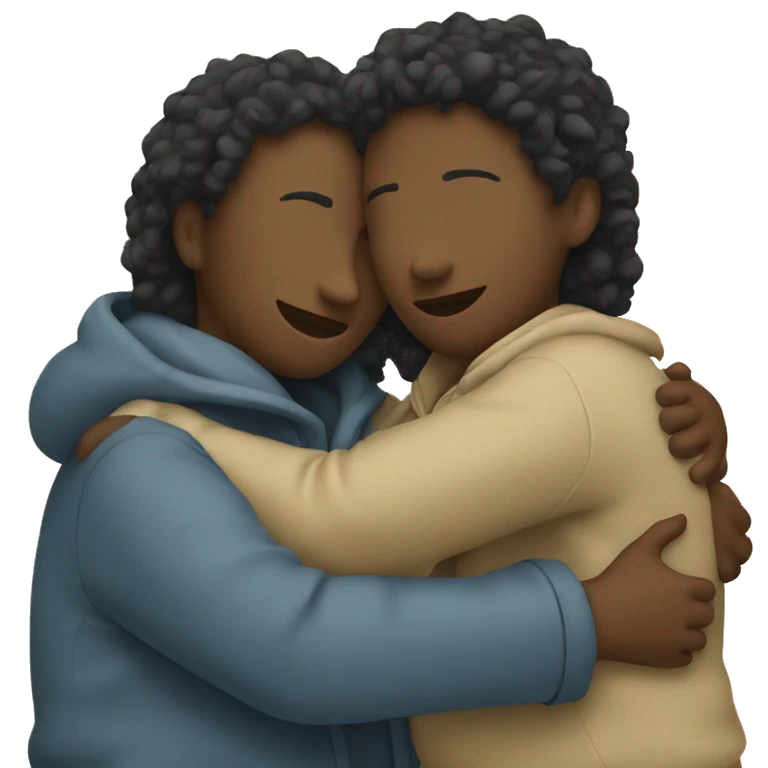 Two people hugging  emoji