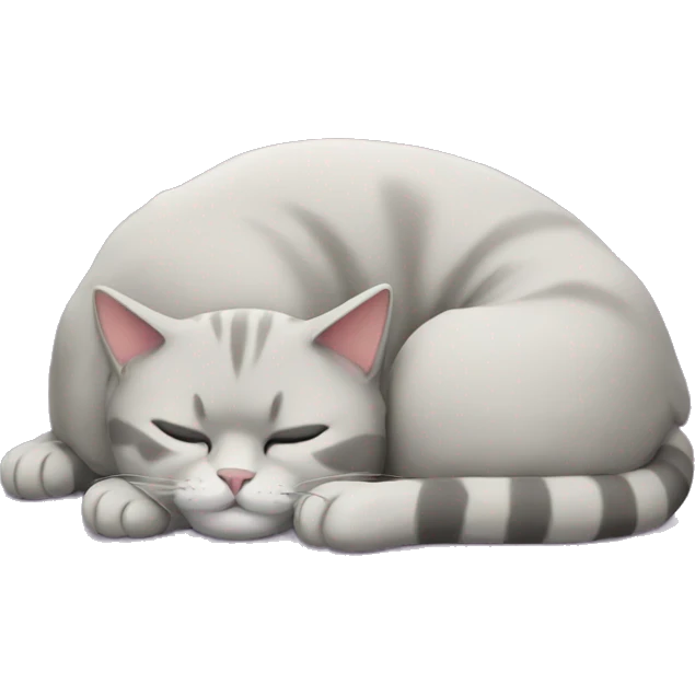 Toxedo cat sleep emoji