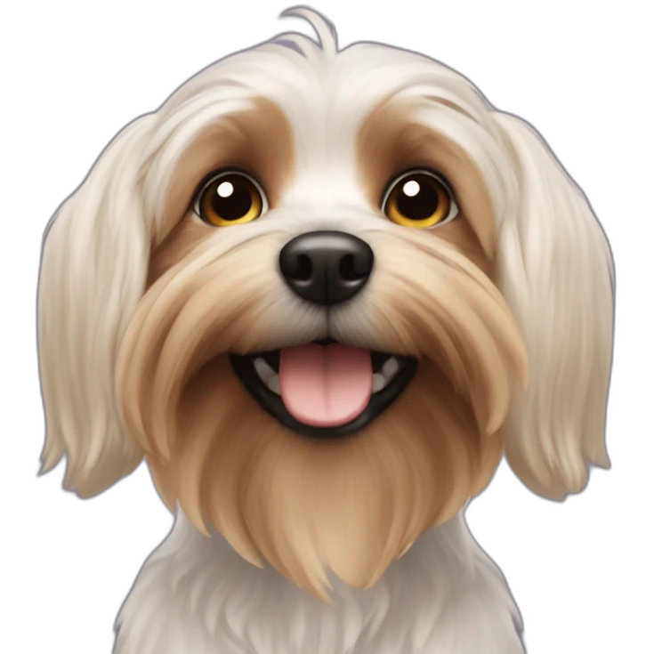 dog-yorkshire-large-older-closeup-smile emoji