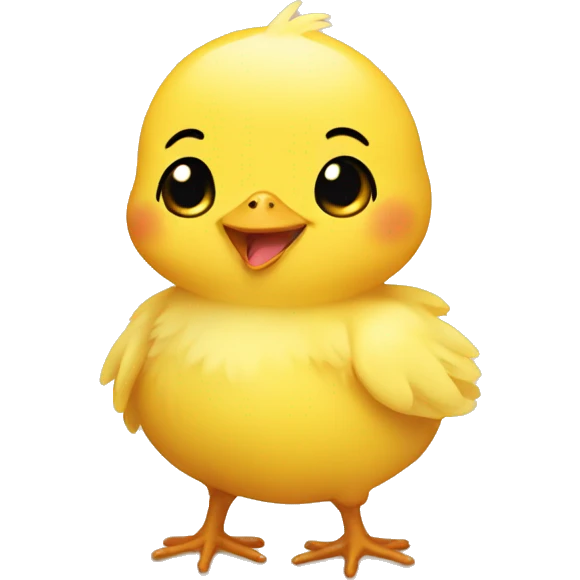 baby chick smile emoji