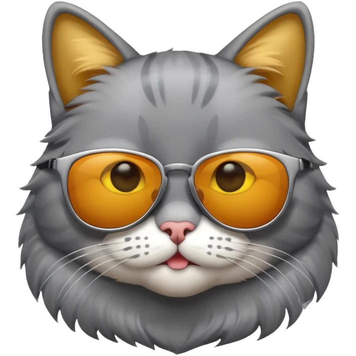 Cat wearing sunglasses emoji