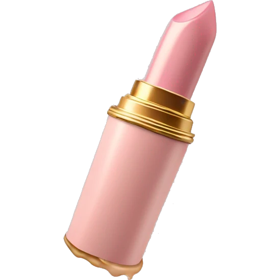 vintage rococo light pink lipstick  emoji