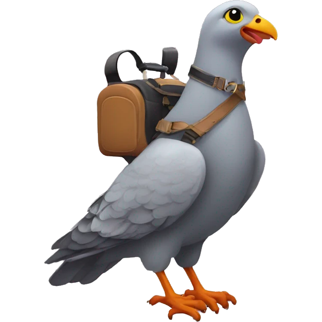 make a cat ride a pigeon emoji
