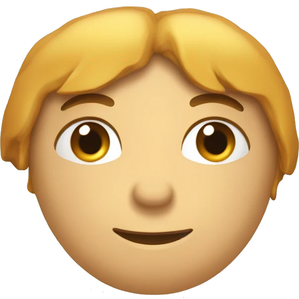 cono de una carita con la cabeza un poco de lado, reflejando una mirada de ternura. emoji