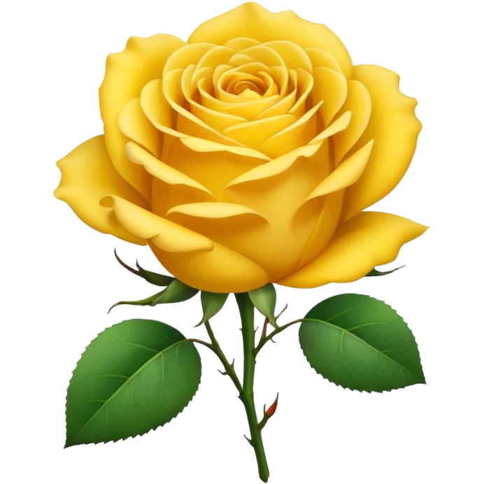 Yellow rose emoji