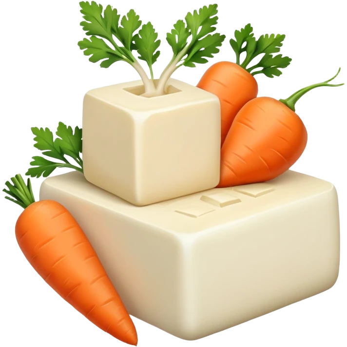 carrot tofu parsnip emoji