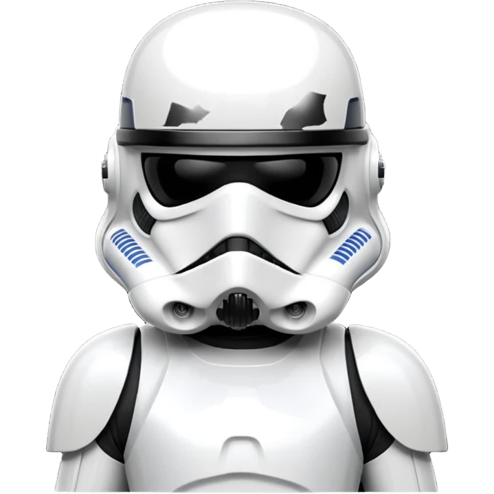 Black helment srorm trooper emoji