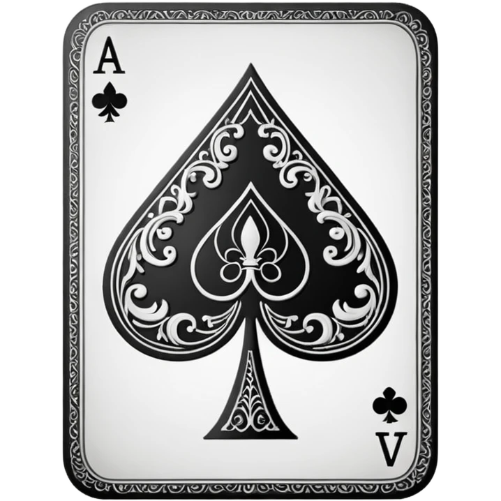 Ace of Spades for stage magic emoji