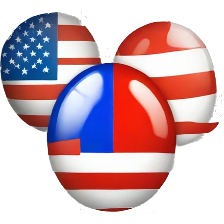 Russia versus USA emoji