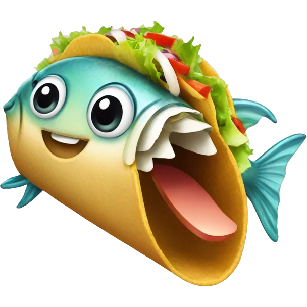 happy fish taco emoji