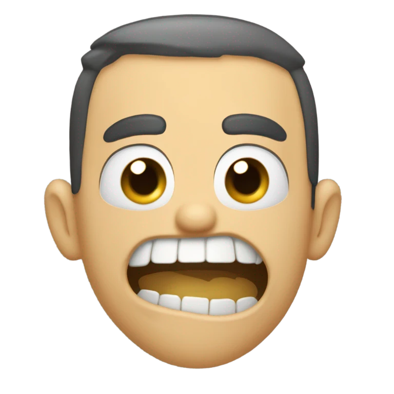 Mono muy muy enojado  emoji