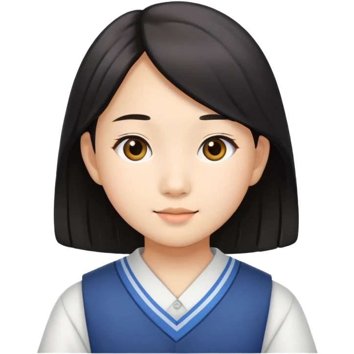 Asian Student female 11 years old emoji